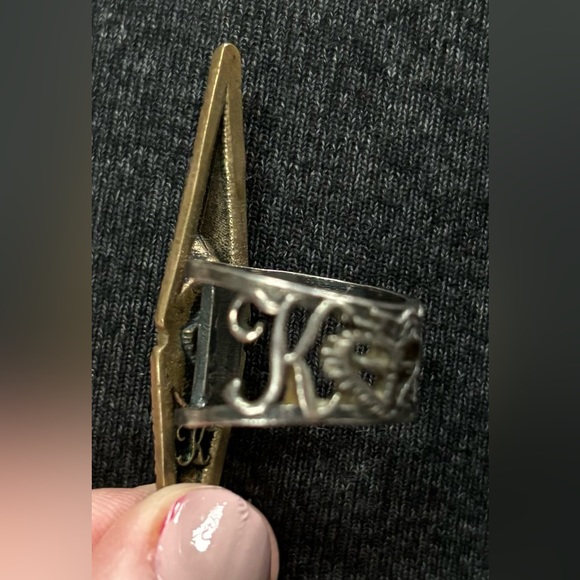 VSA Virgins Saints and Angels" Kardashian Double Point Ring 6.5 - Picture 2 of 4